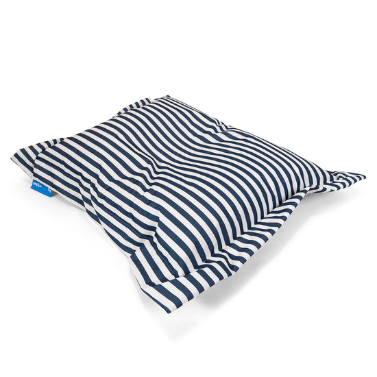 Puff Gigante Cama XXL - Rayas Azul Marino 02