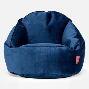Puf Bubble - Terciopelo Azul Marino