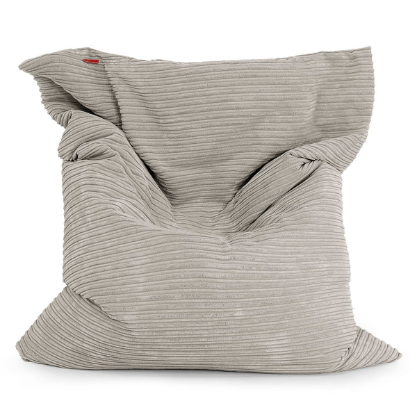 Puff Gigante Cama XL - Pana Clásica Visón 01