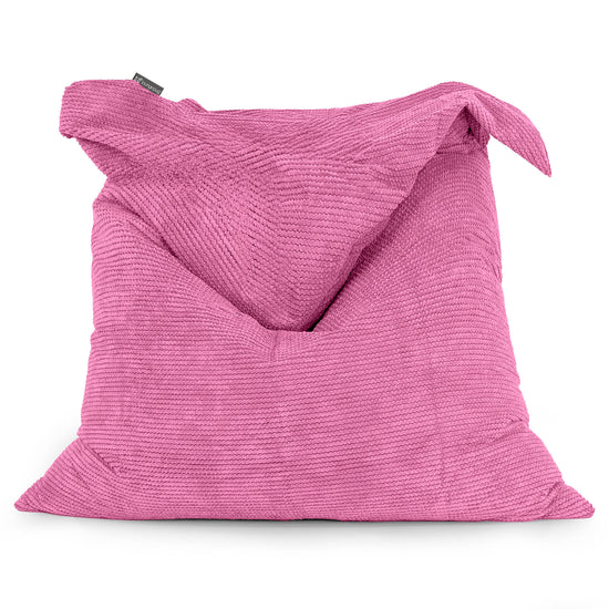 Puff Gigante Cama XL - Pompón Rosa 01