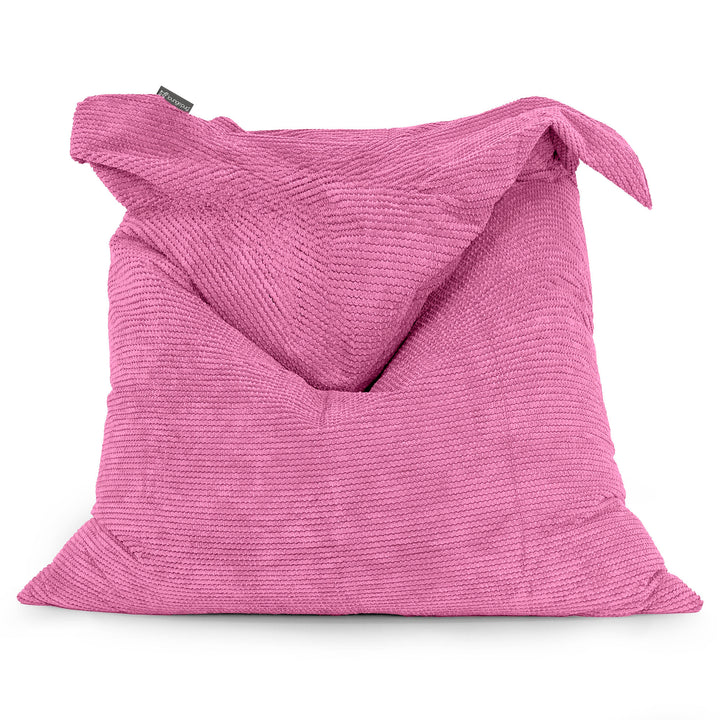 Puff Gigante Cama XL - Pompón Rosa 01