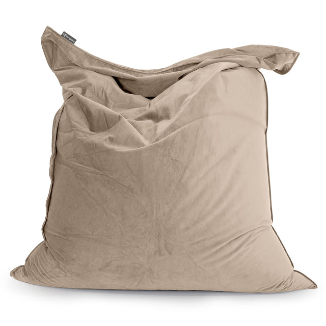 Puff Gigante Cama XL - Terciopelo Visón 01