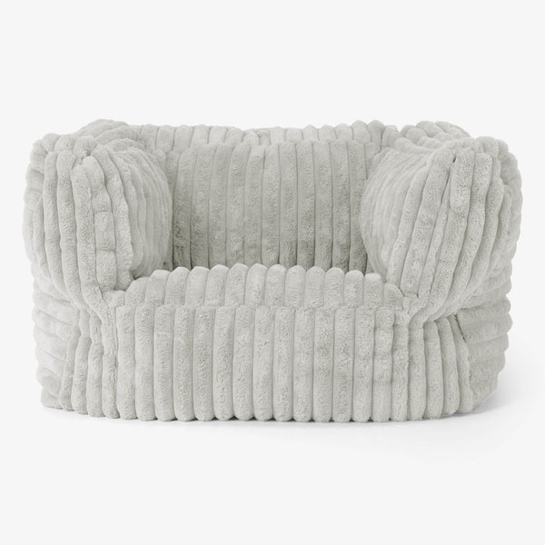 Albert Puff Sillón - Pana de Felpa Ultra Verde Salvia 01