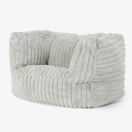 Albert Puff Sillón - Pana de Felpa Ultra Verde Salvia 03