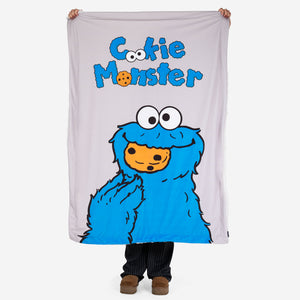 Manta de Sofá - Monstruo de las Galletas Triki Gris
