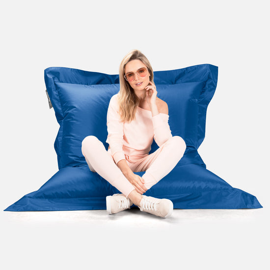 Puff Gigante Cama XXL - SmartCanvas™ Azul 05