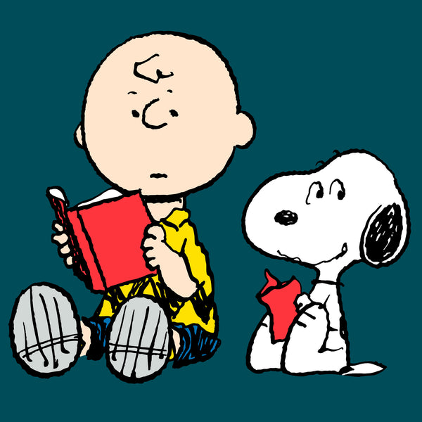 Charlie Brown y Snoopy Almohada de Lectura de Alto Soporte - Snoopy y Carlitos Fabric Close-up Image