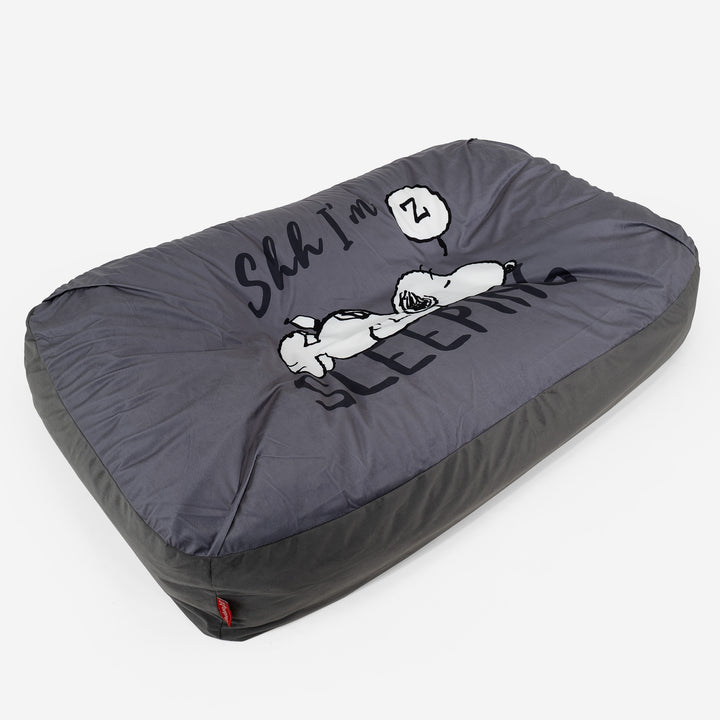 Charlie Brown y Snoopy Cama Encorvada para Perros XL - Siesta 01