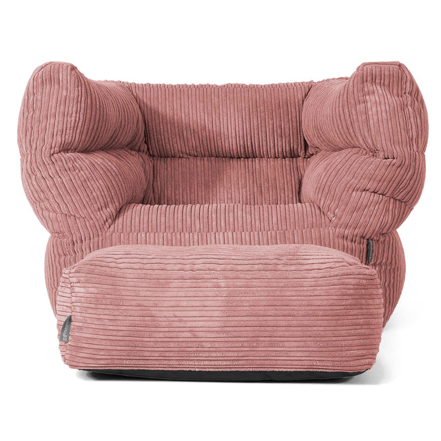 Louis Puff Sillón - Pana Clásica Durazno 02