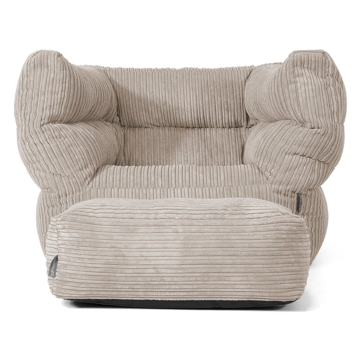 Louis Puff Sillón - Pana Clásica Visón 02