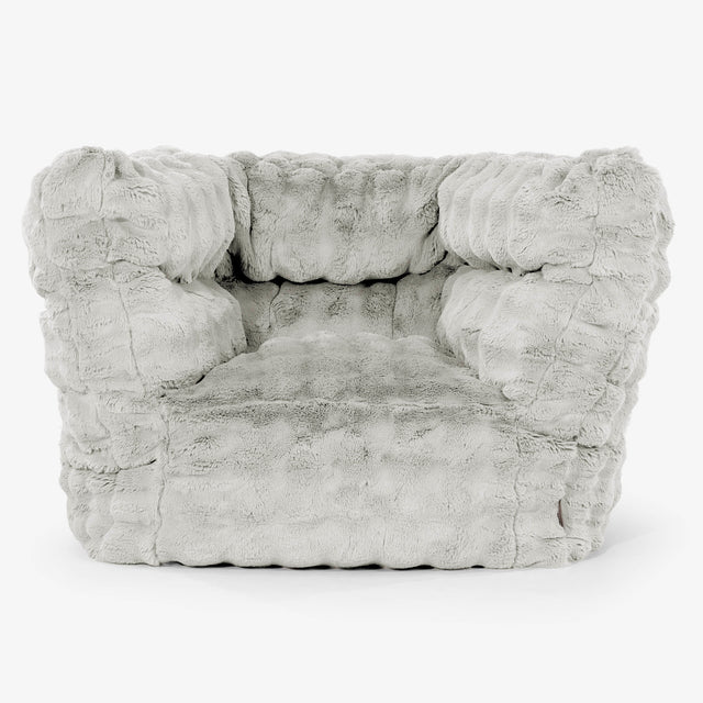 Louis Puff Sillón - Piel Sintética de Burbuja Verde Salvia 01