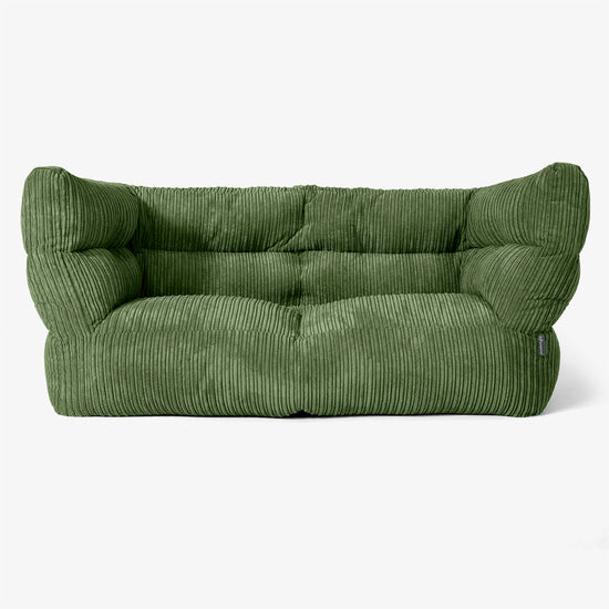 Albert Puf Sofá 2 plazas 2.0 - Pana Clásica Bosque Verde 01