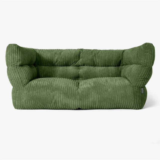 Albert Puf Sofá 2 plazas 2.0 - Pana Clásica Bosque Verde 01