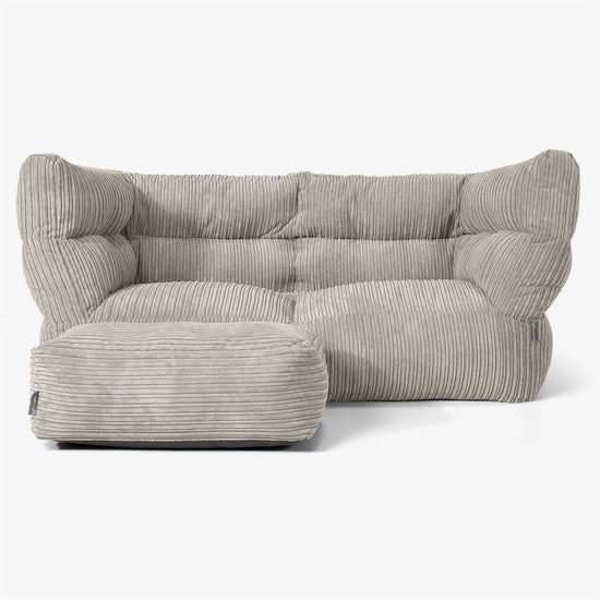 Albert Puf Sofá 2 plazas 2.0 - Pana Clásica Visón 02