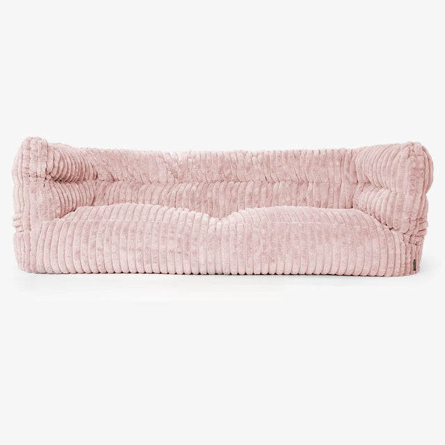Albert Puf Sofá 3 plazas 2.0 - Pana de Felpa Ultra Rosa Empolvado 01