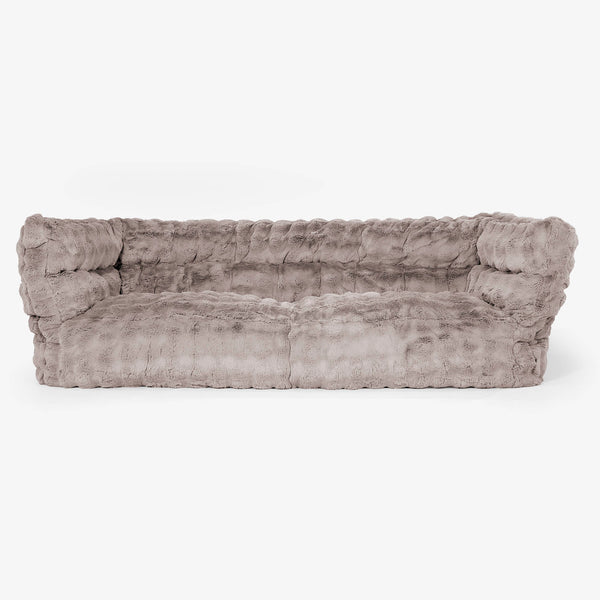 Albert Puf Sofá 3 plazas 2.0 - Piel Sintética de Burbuja Vison 01