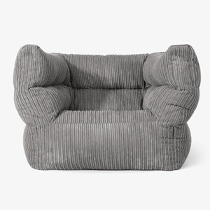 Albert Puff Sillón 2.0 - Pana Clásica Grafito