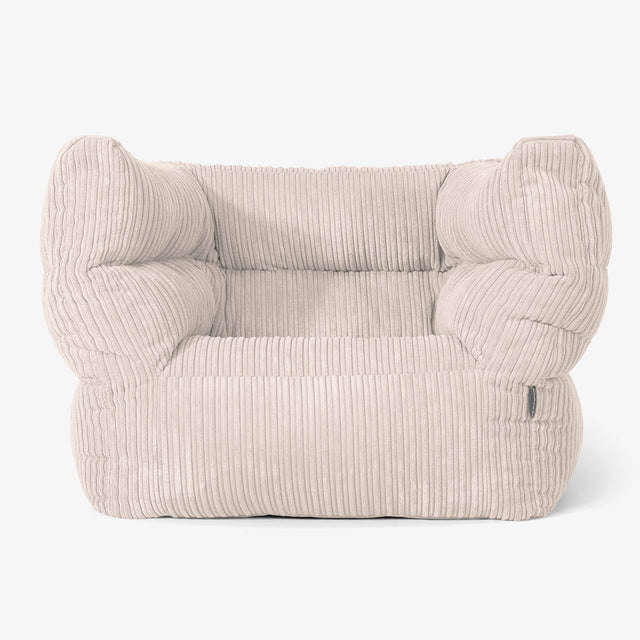 Albert Puff Sillón 2.0 - Pana Clásica Marfil 01
