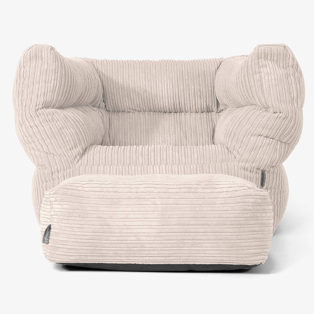 Albert Puff Sillón 2.0 - Pana Clásica Marfil 02