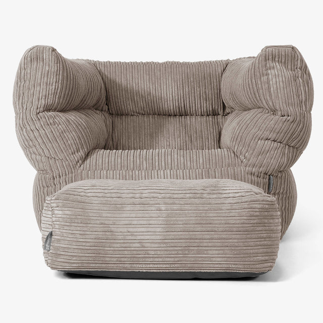 Albert Puff Sillón 2.0 - Pana Clásica Marrón empolvado 02