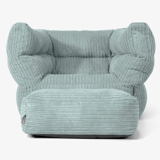 Albert Puff Sillón 2.0 - Pana Clásica Menta 02
