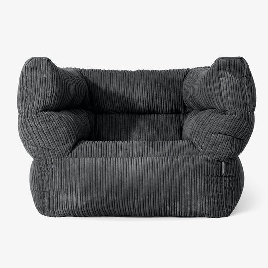 Albert Puff Sillón 2.0 - Pana Clásica Negro 01