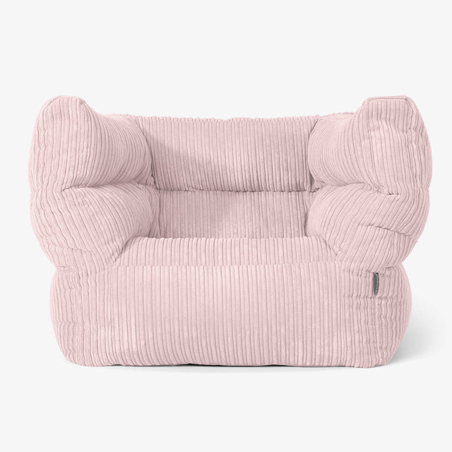 Albert Puff Sillón 2.0 - Pana Clásica Rosa Claro 01