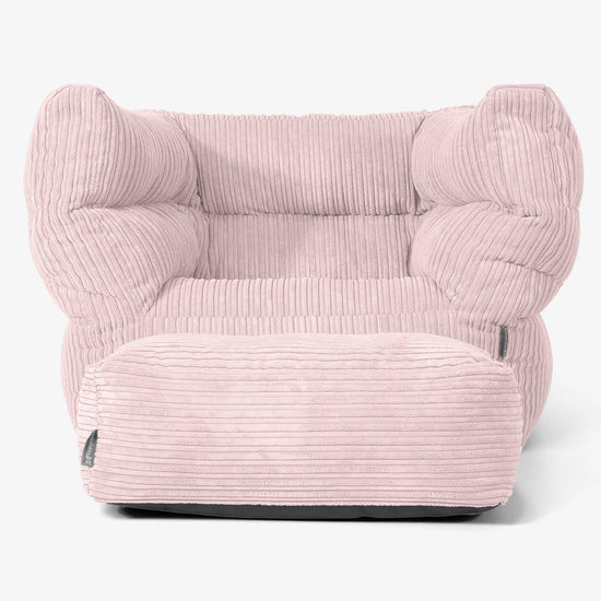 Albert Puff Sillón 2.0 - Pana Clásica Rosa Claro 02