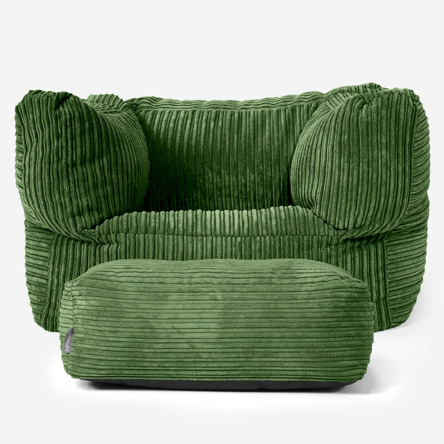 Albert Puff Sillón - Pana Clásica Bosque Verde 02