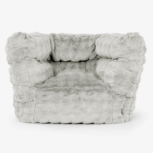 Albert Puff Sillón 2.0 - Piel Sintética de Burbuja Verde Salvia
