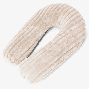 Almohada Abrazo - Pana de Felpa Ultra Crema