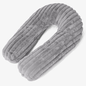 Almohada Abrazo - Pana de Felpa Ultra Gris
