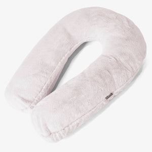 Almohada Abrazo - Piel de Conejo Sintética Rosa Empolvado