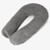 Almohada Abrazo - Pompón Carbón Gris 01