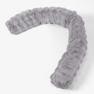 Almohada Gigante para Sofás XL - Piel Sintética de Burbuja Gris