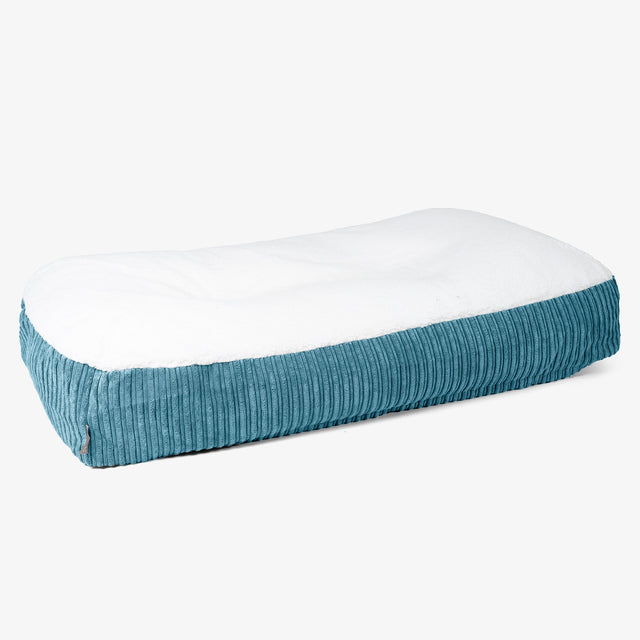 Cama Encorvada para Perros XL - Sherpa & Pana Clásica Egeo Azul 01