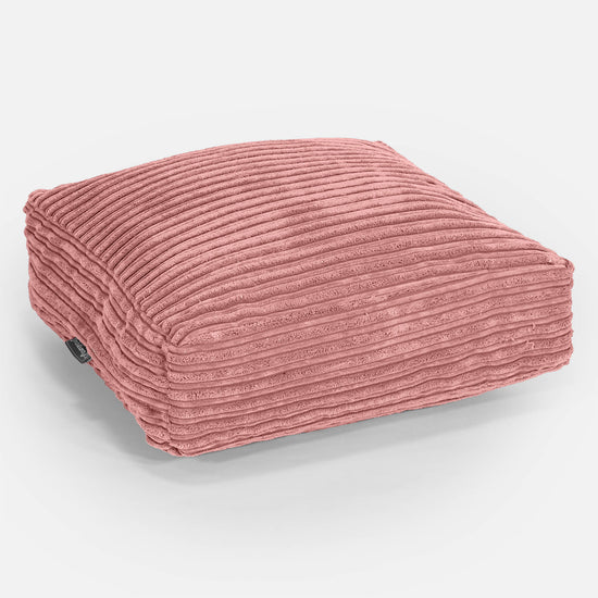 Cojín de Suelo Grande - Pana Clásica Durazno 01