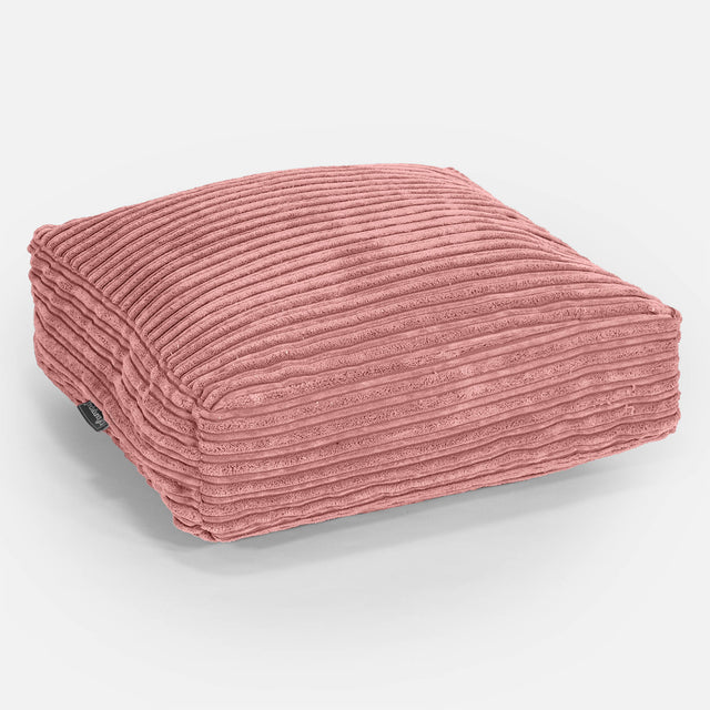 Cojín de Suelo Grande - Pana Clásica Durazno 01