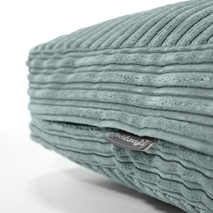 Cojín de Suelo Grande - Pana Clásica Menta 02