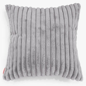 Fundas de Cojín Extra Grande 70 x 70cm - Pana de Felpa Ultra Gris