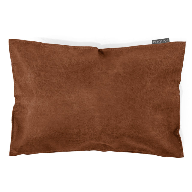 Fundas de Cojín Rectangular 35 x 50cm - Cuero Envejecido Marrón británico 01