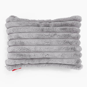Fundas de Cojín Rectangular 35 x 50cm - Pana de Felpa Ultra Gris