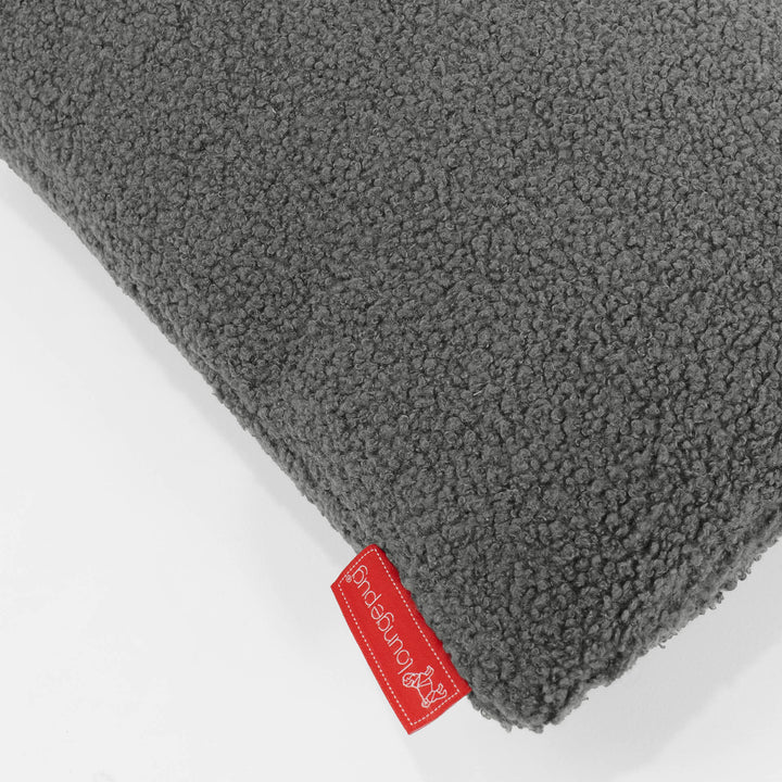 Fundas de Cojín Rectangular Gigante 40 x 70cm - Boucle Gris 02