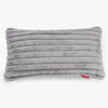 Fundas de Cojín Rectangular Gigante 40 x 70cm - Pana de Felpa Ultra Gris 01
