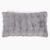 Fundas de Cojín Rectangular Gigante 40 x 70cm - Piel Sintética de Burbuja Gris 01