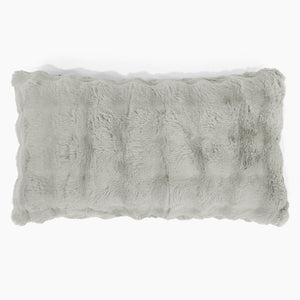 Fundas de Cojín Rectangular Gigante 40 x 70cm - Piel Sintética de Burbuja Verde Salvia