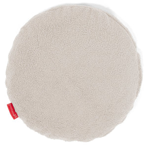 Fundas de Cojín Redondo 50cm - Boucle Marfil