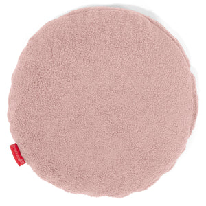 Fundas de Cojín Redondo 50cm - Boucle Rosa