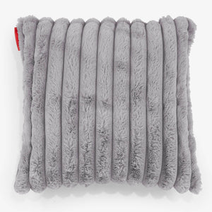 Fundas de Cojín 47 x 47cm - Pana de Felpa Ultra Gris