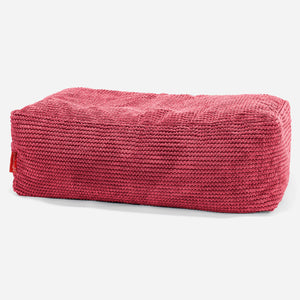 Reposapiés Gigante - Pompón Rojo pastel